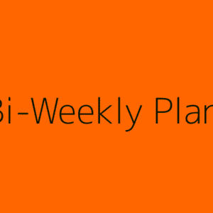Bi-Weekly Plan – One Way Service